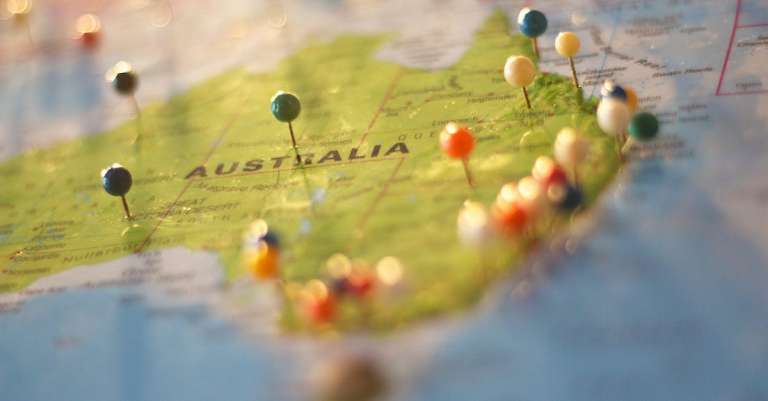 australie-kaart