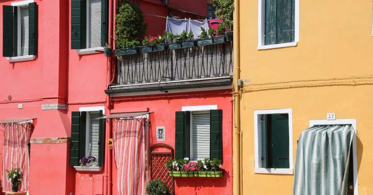 gratis-stockfoto-met-burano-gevel-gevels