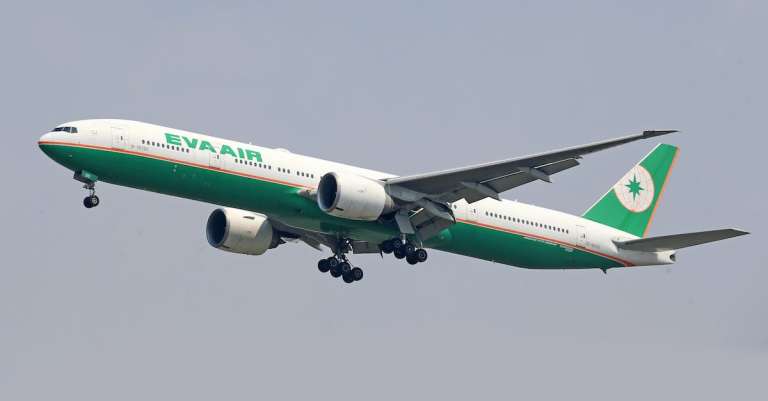 gratis-stockfoto-met-eva-air-transport-vliegen