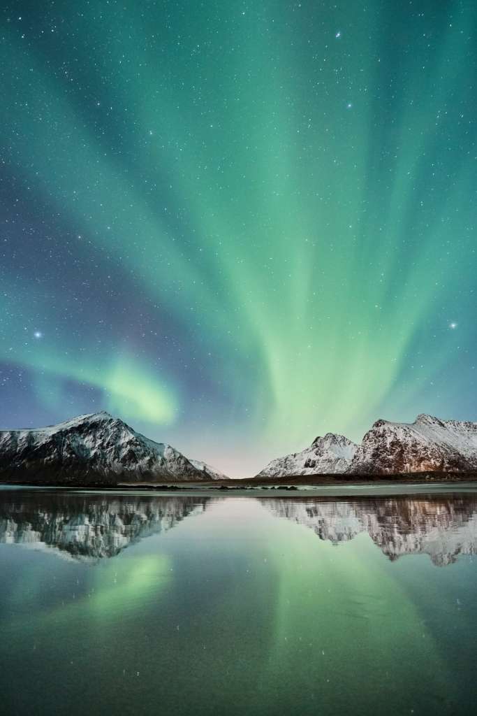 Fjord landschap bij Nordfjordeid