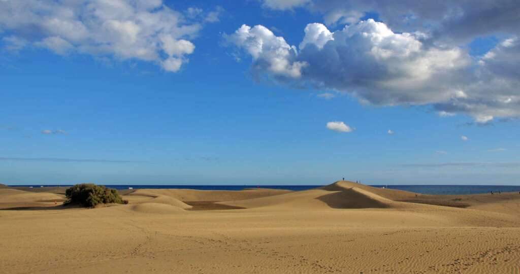 Zandduinen van Maspalomas op Gran Canaria