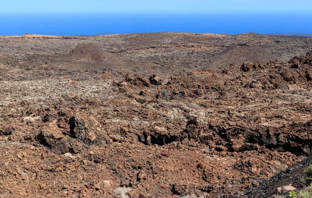 Vulkaanlandschap van Nationaal Park Timanfaya op Lanzarote